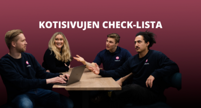 Kotisivujen check-lista – millä mallilla sivusi ovat?