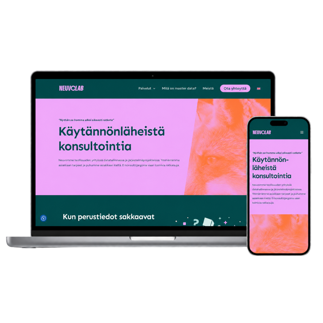 Neuvolab – verkkosivutoteutus